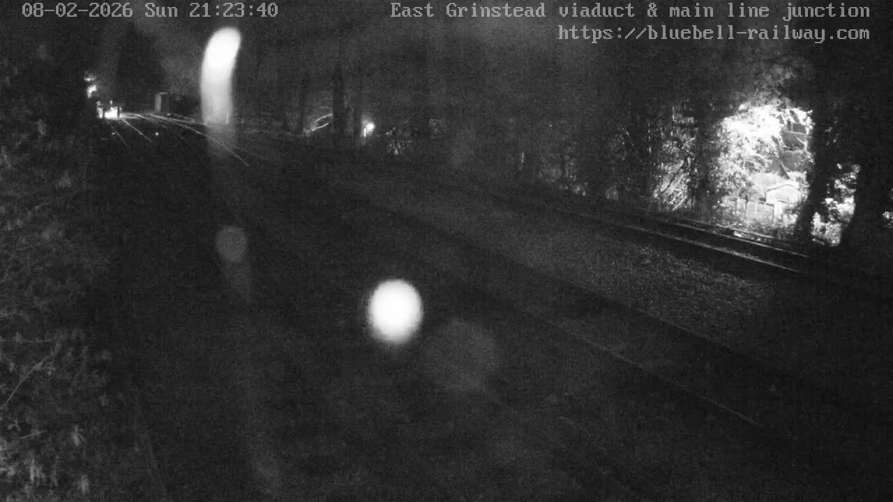 East Grinstead Station , Bluebell Railway,  Main Line Junction Viaduct North Live Cam - Mid Sussex, East Sussex, South East, England, United Kingdom