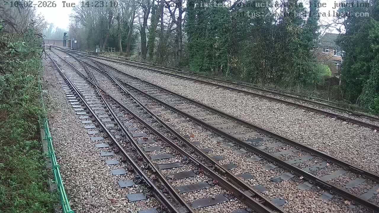 East Grinstead Station , Bluebell Railway,  Main Line Junction Viaduct North Live Cam - Mid Sussex, East Sussex, South East, England, United Kingdom