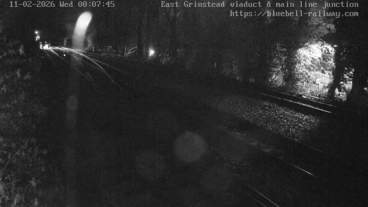 East Grinstead Station , Bluebell Railway,  Main Line Junction Viaduct North Live Cam - Mid Sussex, East Sussex, South East, England, United Kingdom