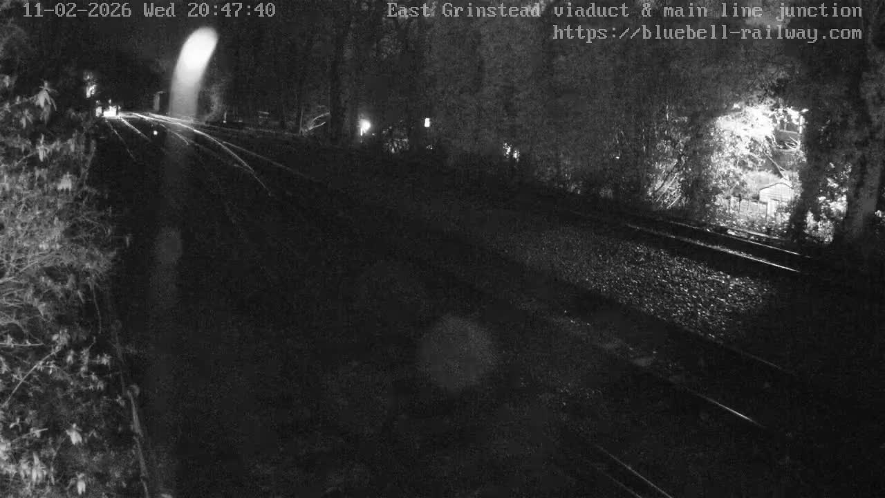 East Grinstead Station , Bluebell Railway,  Main Line Junction Viaduct North Live Cam - Mid Sussex, East Sussex, South East, England, United Kingdom