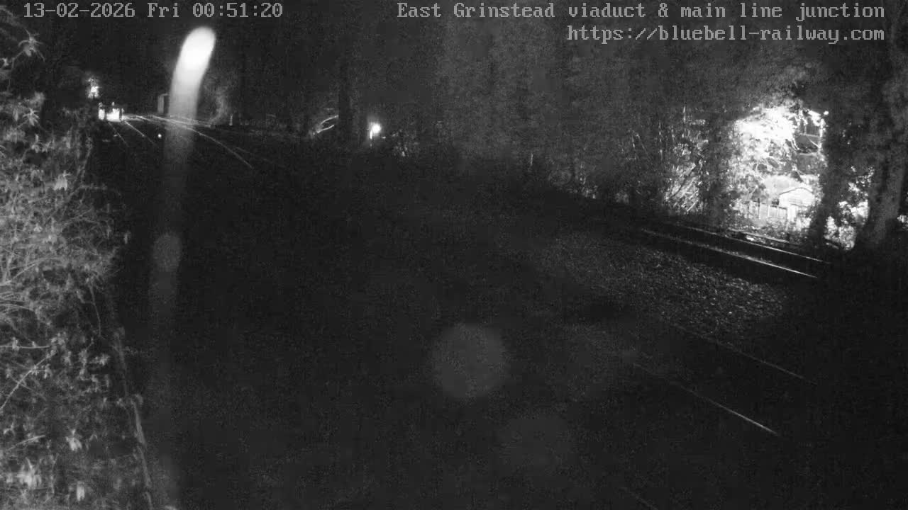 East Grinstead Station , Bluebell Railway,  Main Line Junction Viaduct North Live Cam - Mid Sussex, East Sussex, South East, England, United Kingdom