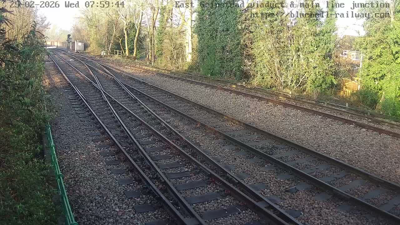 East Grinstead Station , Bluebell Railway,  Main Line Junction Viaduct North Live Cam - Mid Sussex, East Sussex, South East, England, United Kingdom