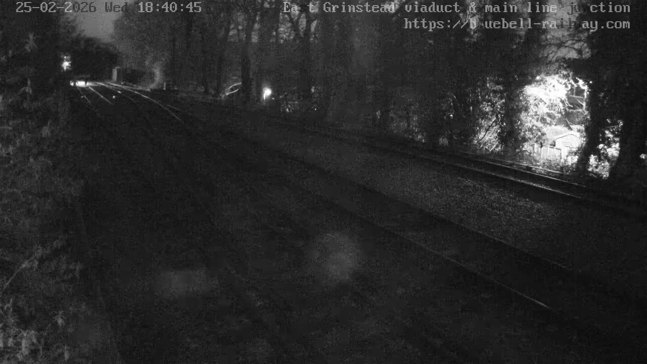 East Grinstead Station , Bluebell Railway,  Main Line Junction Viaduct North Live Cam - Mid Sussex, East Sussex, South East, England, United Kingdom