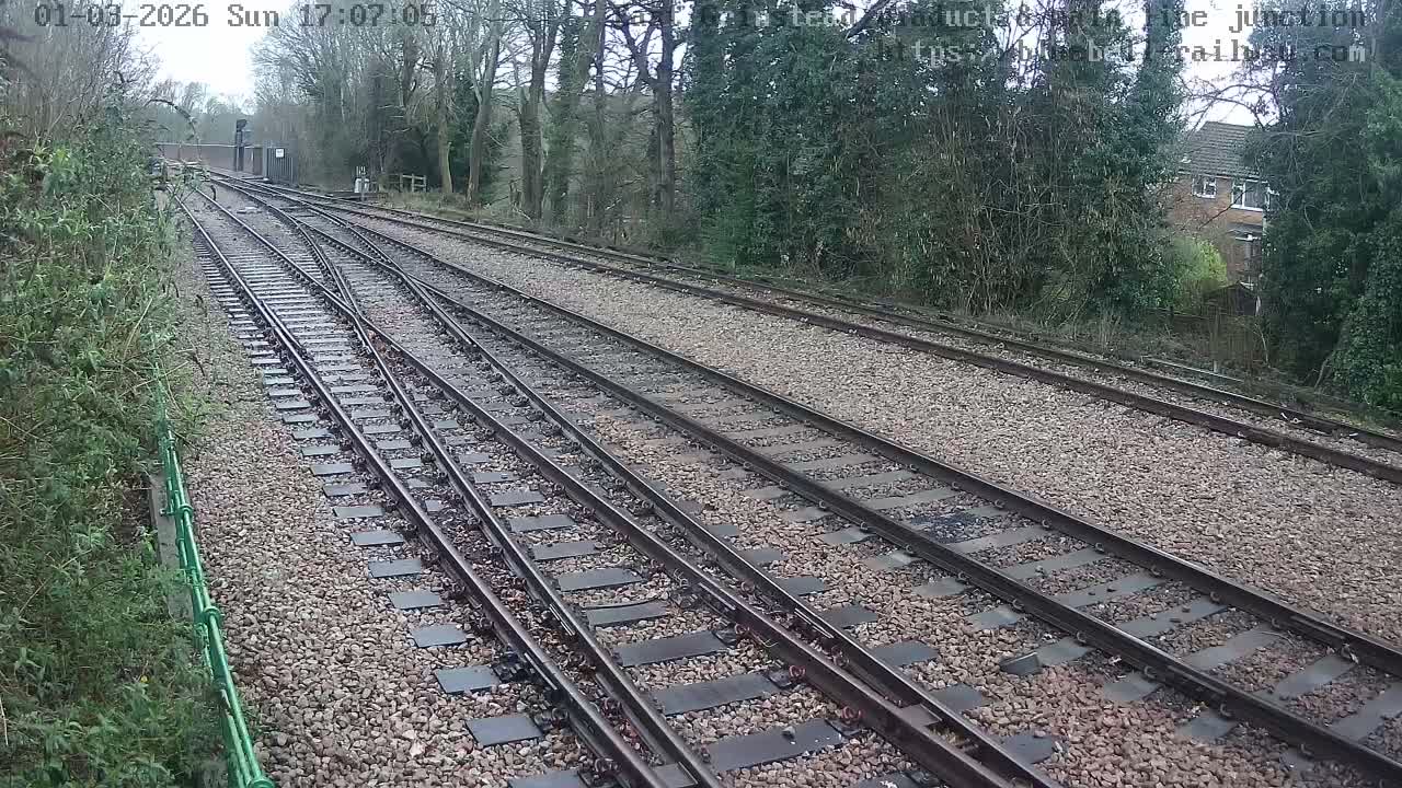 East Grinstead Station , Bluebell Railway,  Main Line Junction Viaduct North Live Cam - Mid Sussex, East Sussex, South East, England, United Kingdom