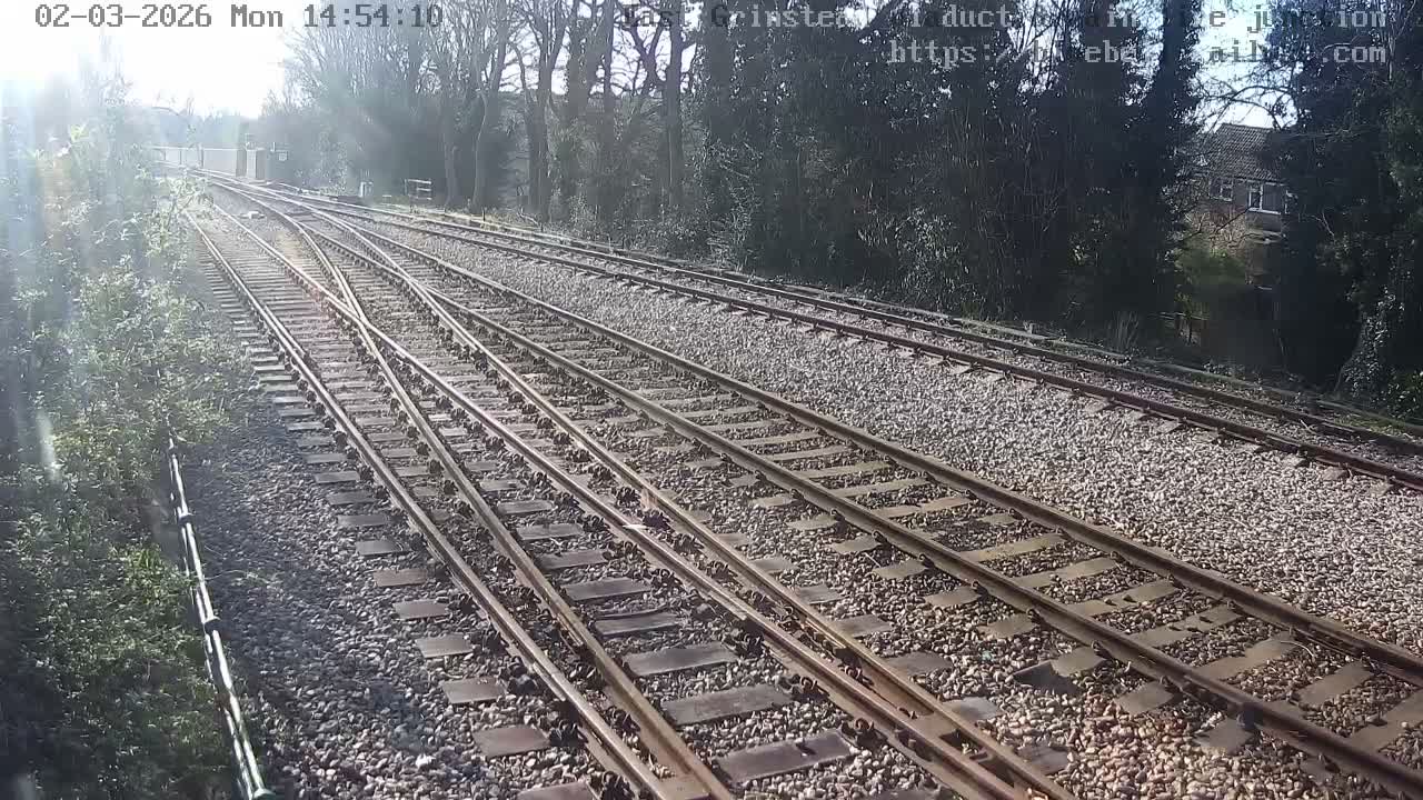 East Grinstead Station , Bluebell Railway,  Main Line Junction Viaduct North Live Cam - Mid Sussex, East Sussex, South East, England, United Kingdom