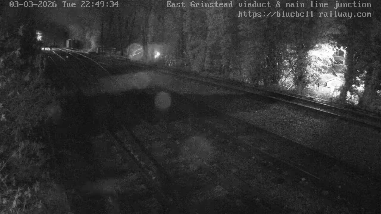East Grinstead Station , Bluebell Railway,  Main Line Junction Viaduct North Live Cam - Mid Sussex, East Sussex, South East, England, United Kingdom