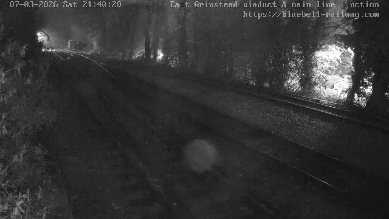 East Grinstead Station , Bluebell Railway,  Main Line Junction Viaduct North Live Cam - Mid Sussex, East Sussex, South East, England, United Kingdom