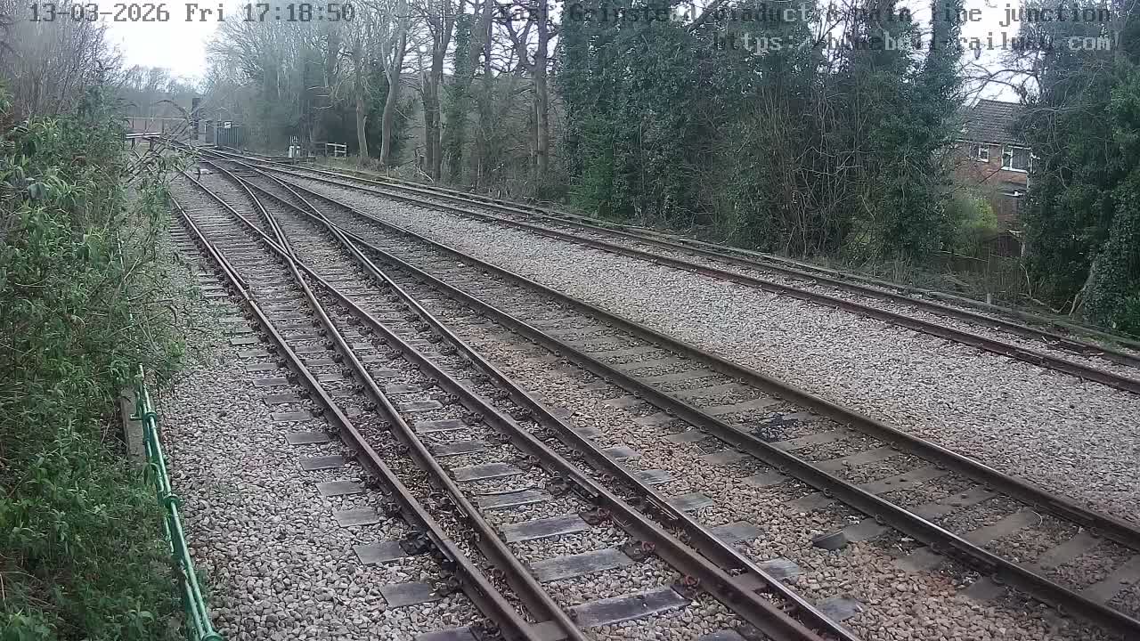 East Grinstead Station , Bluebell Railway,  Main Line Junction Viaduct North Live Cam - Mid Sussex, East Sussex, South East, England, United Kingdom