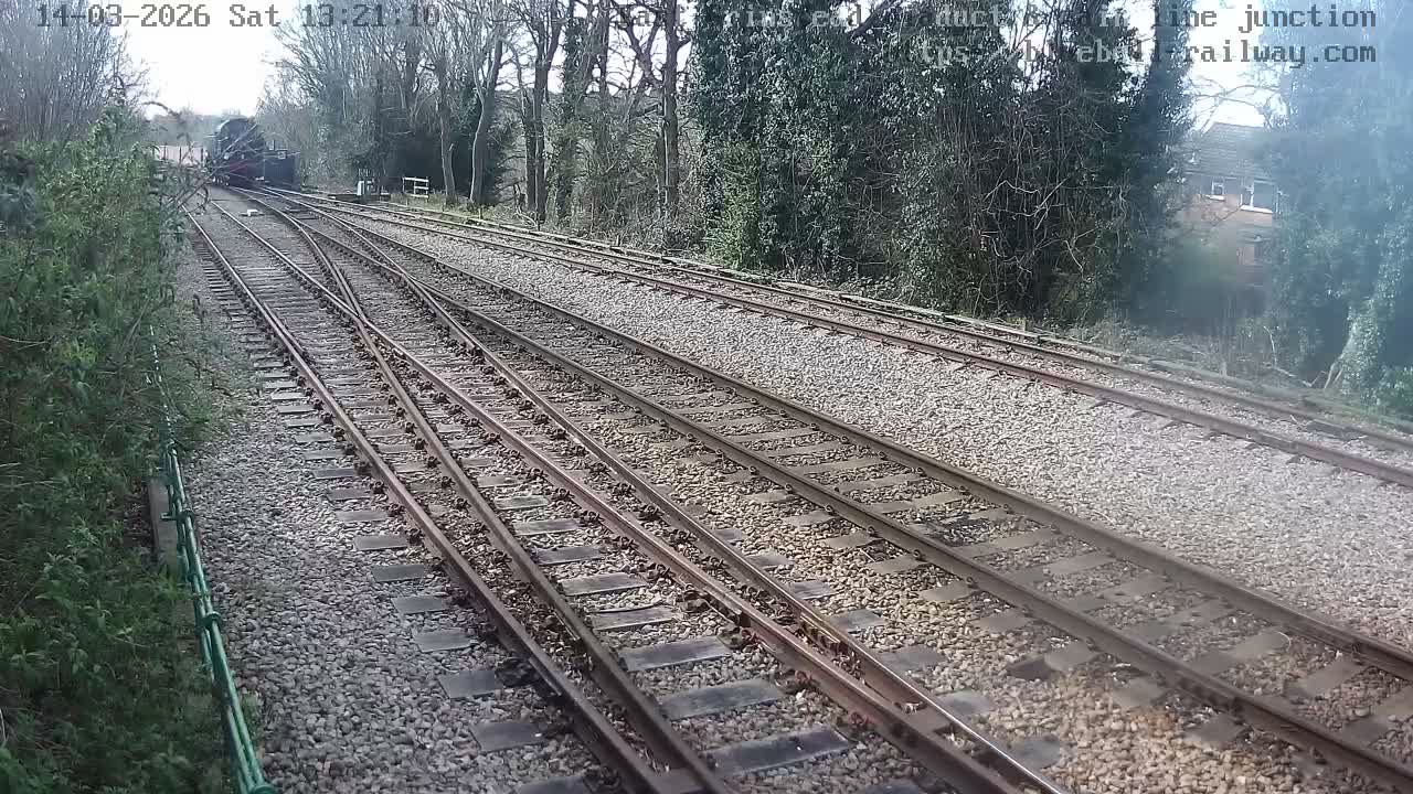 East Grinstead Station , Bluebell Railway,  Main Line Junction Viaduct North Live Cam - Mid Sussex, East Sussex, South East, England, United Kingdom