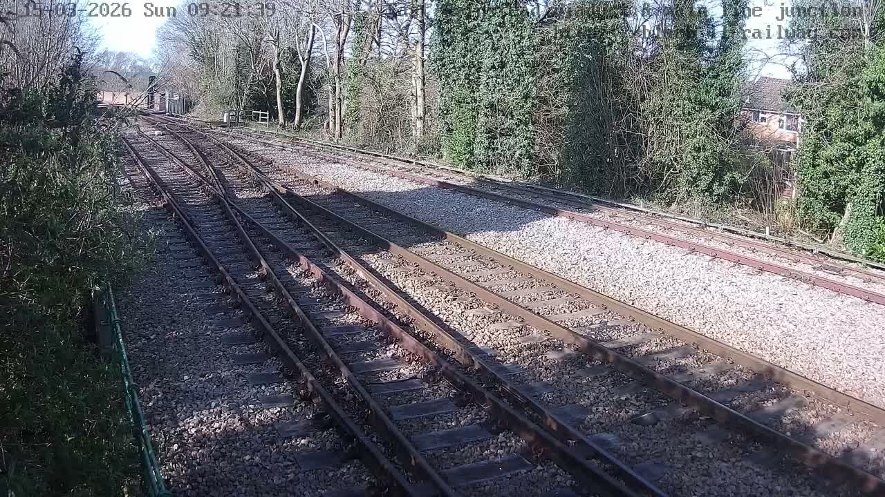 East Grinstead Station , Bluebell Railway,  Main Line Junction Viaduct North Live Cam - Mid Sussex, East Sussex, South East, England, United Kingdom