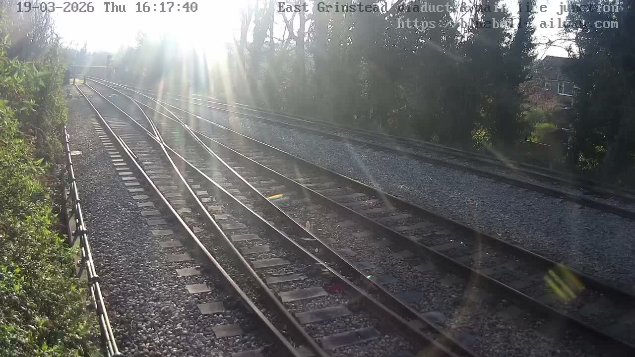 East Grinstead Station , Bluebell Railway,  Main Line Junction Viaduct North Live Cam - Mid Sussex, East Sussex, South East, England, United Kingdom