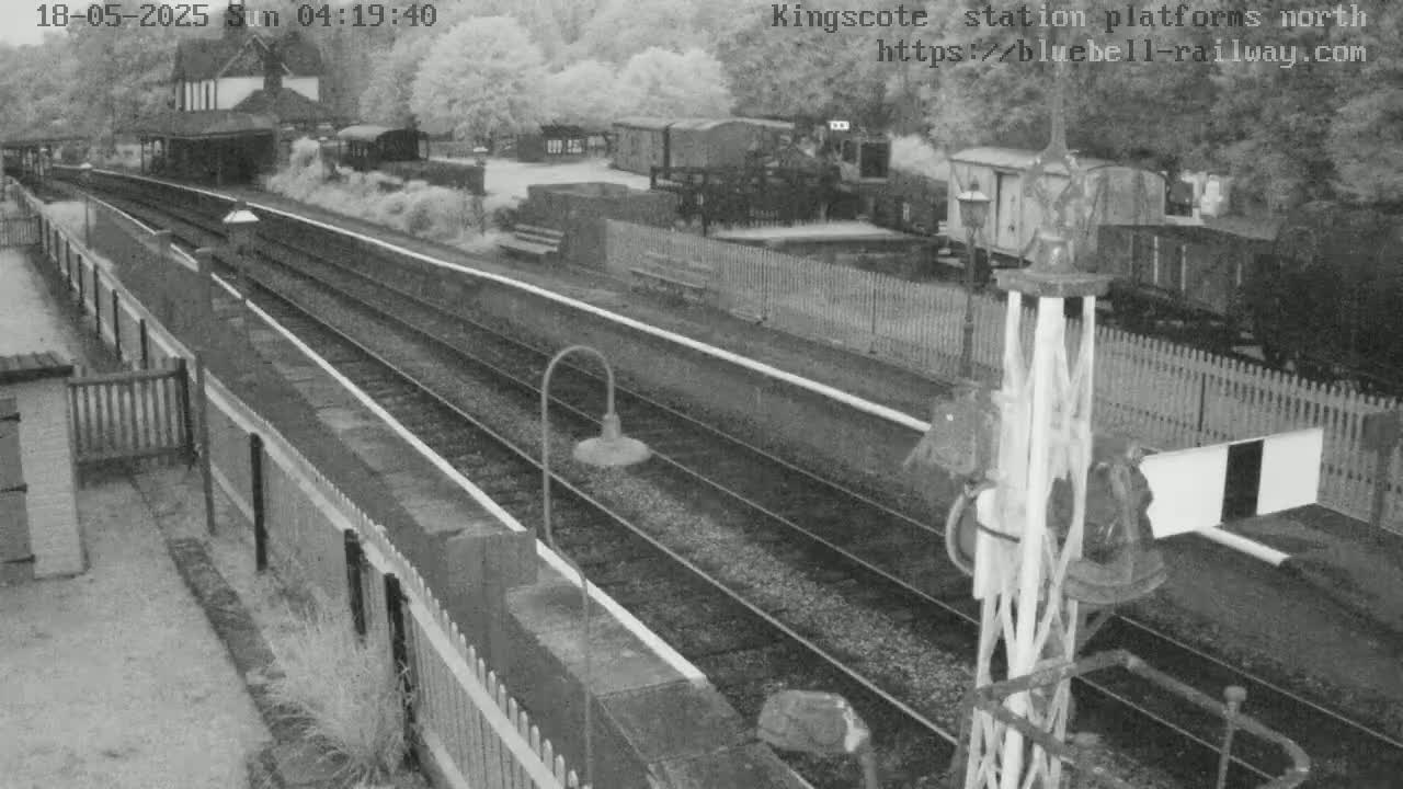 Kingscote Station , Bluebell Railway (Platforms North) Live Cam - East Grinstead, Mid Sussex, West Sussex, South East, England, United Kingdom