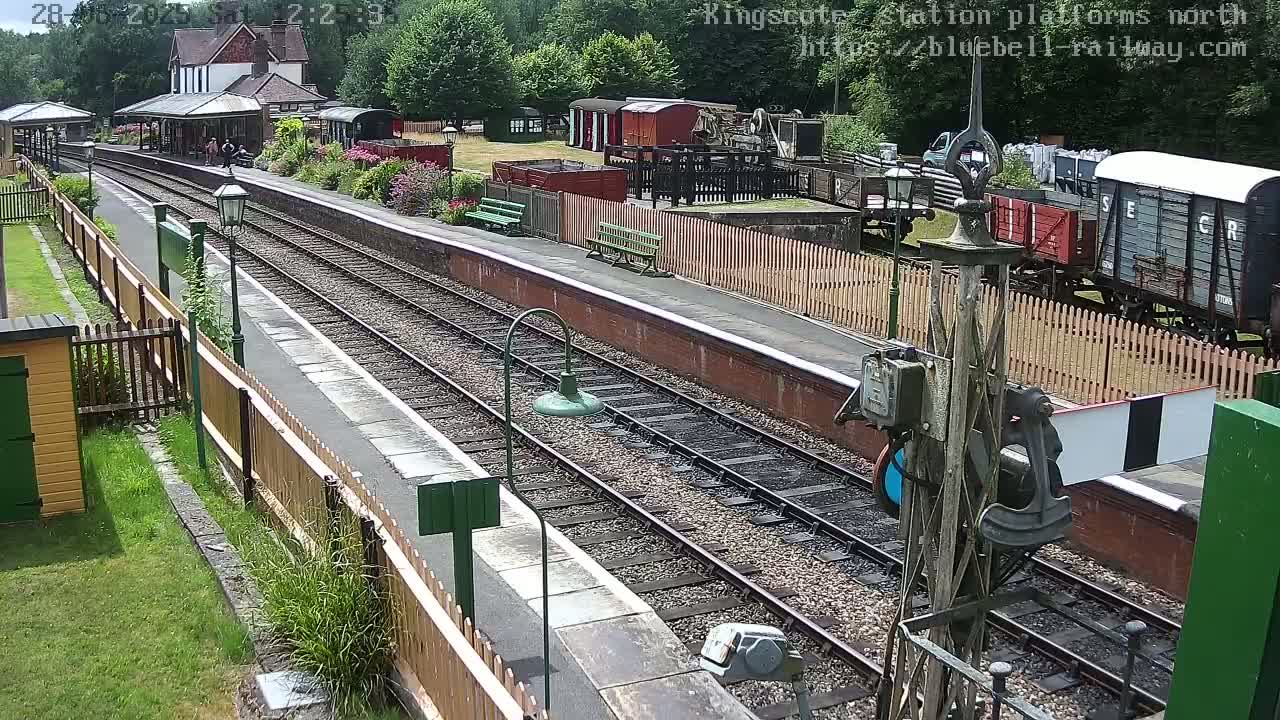 Kingscote Station , Bluebell Railway (Platforms North) Live Cam - East Grinstead, Mid Sussex, West Sussex, South East, England, United Kingdom