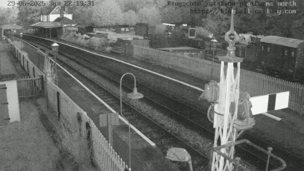 Kingscote Station , Bluebell Railway (Platforms North) Live Cam - East Grinstead, Mid Sussex, West Sussex, South East, England, United Kingdom
