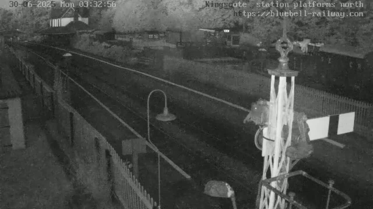 Kingscote Station , Bluebell Railway (Platforms North) Live Cam - East Grinstead, Mid Sussex, West Sussex, South East, England, United Kingdom