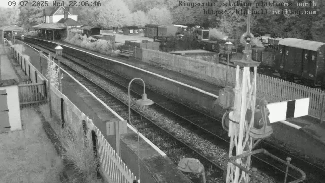 Kingscote Station , Bluebell Railway (Platforms North) Live Cam - East Grinstead, Mid Sussex, West Sussex, South East, England, United Kingdom