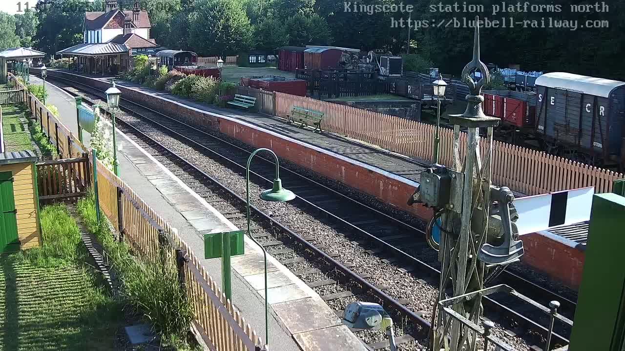 Kingscote Station , Bluebell Railway (Platforms North) Live Cam - East Grinstead, Mid Sussex, West Sussex, South East, England, United Kingdom