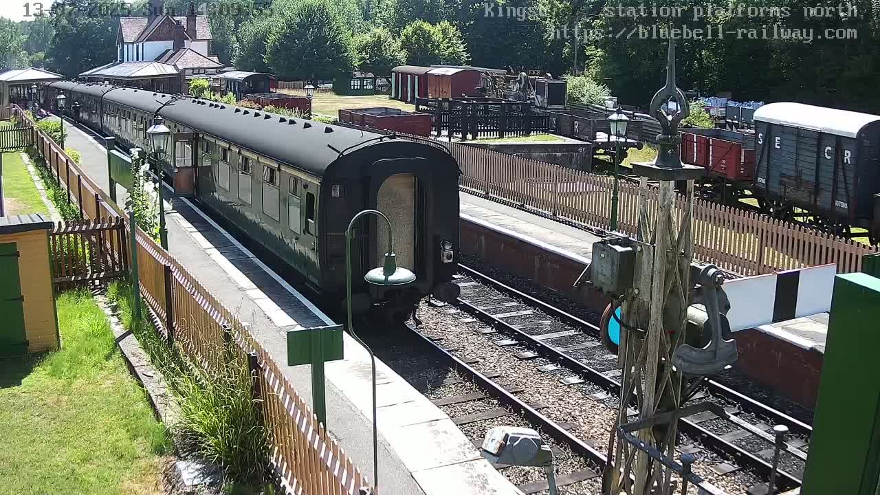 Kingscote Station , Bluebell Railway (Platforms North) Live Cam - East Grinstead, Mid Sussex, West Sussex, South East, England, United Kingdom