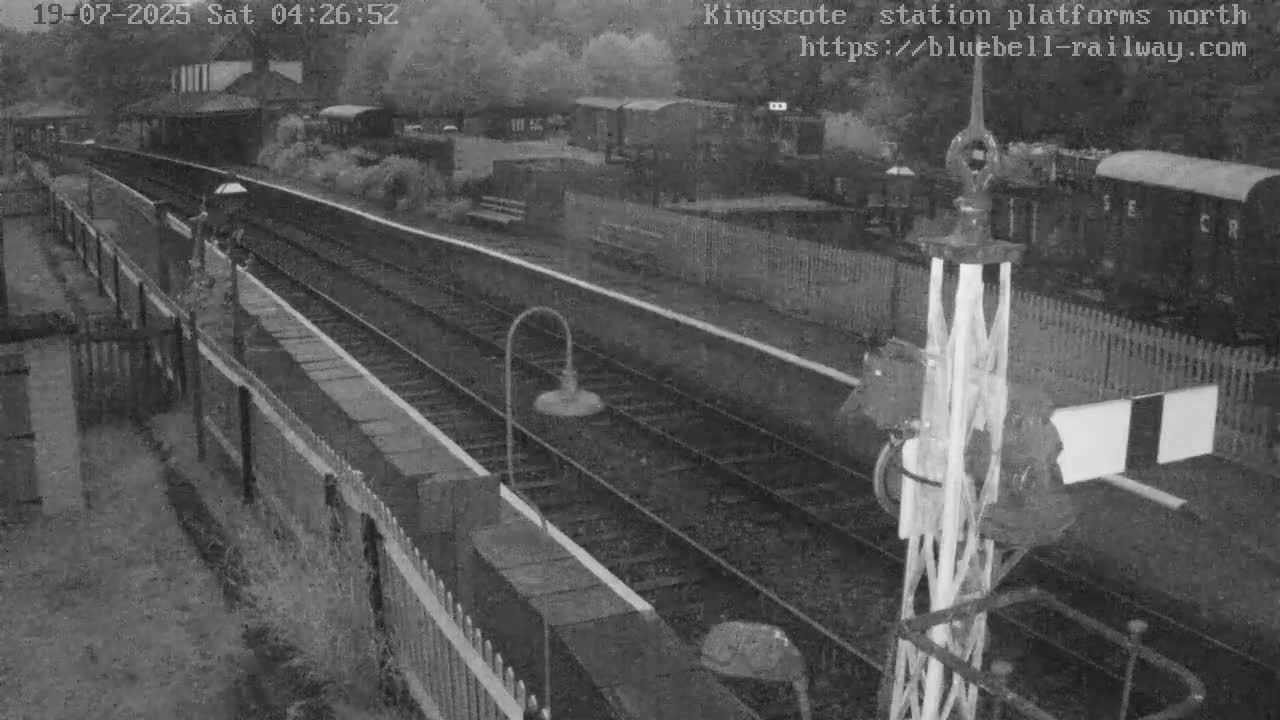 Kingscote Station , Bluebell Railway (Platforms North) Live Cam - East Grinstead, Mid Sussex, West Sussex, South East, England, United Kingdom