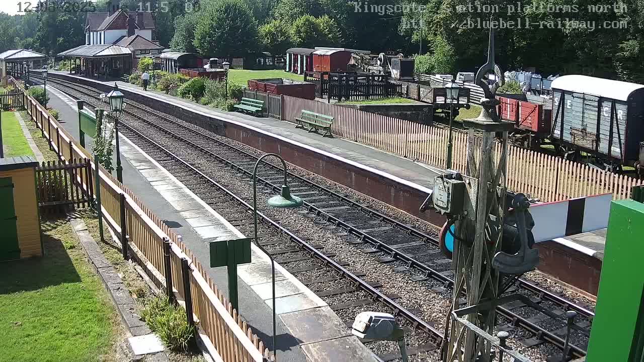 Kingscote Station , Bluebell Railway (Platforms North) Live Cam - East Grinstead, Mid Sussex, West Sussex, South East, England, United Kingdom