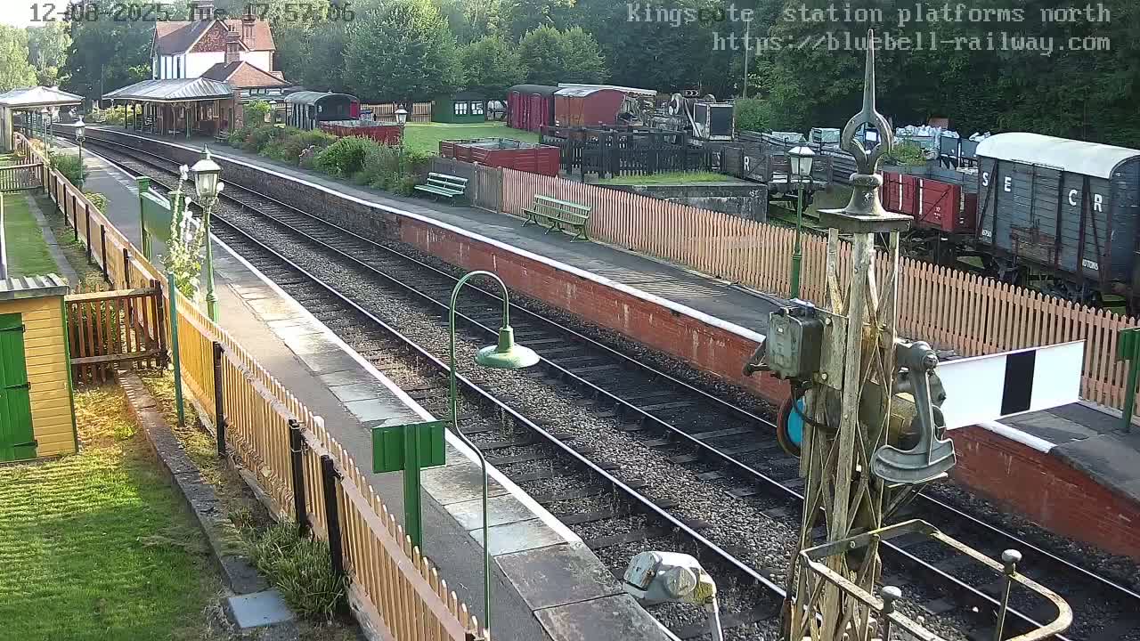 Kingscote Station , Bluebell Railway (Platforms North) Live Cam - East Grinstead, Mid Sussex, West Sussex, South East, England, United Kingdom