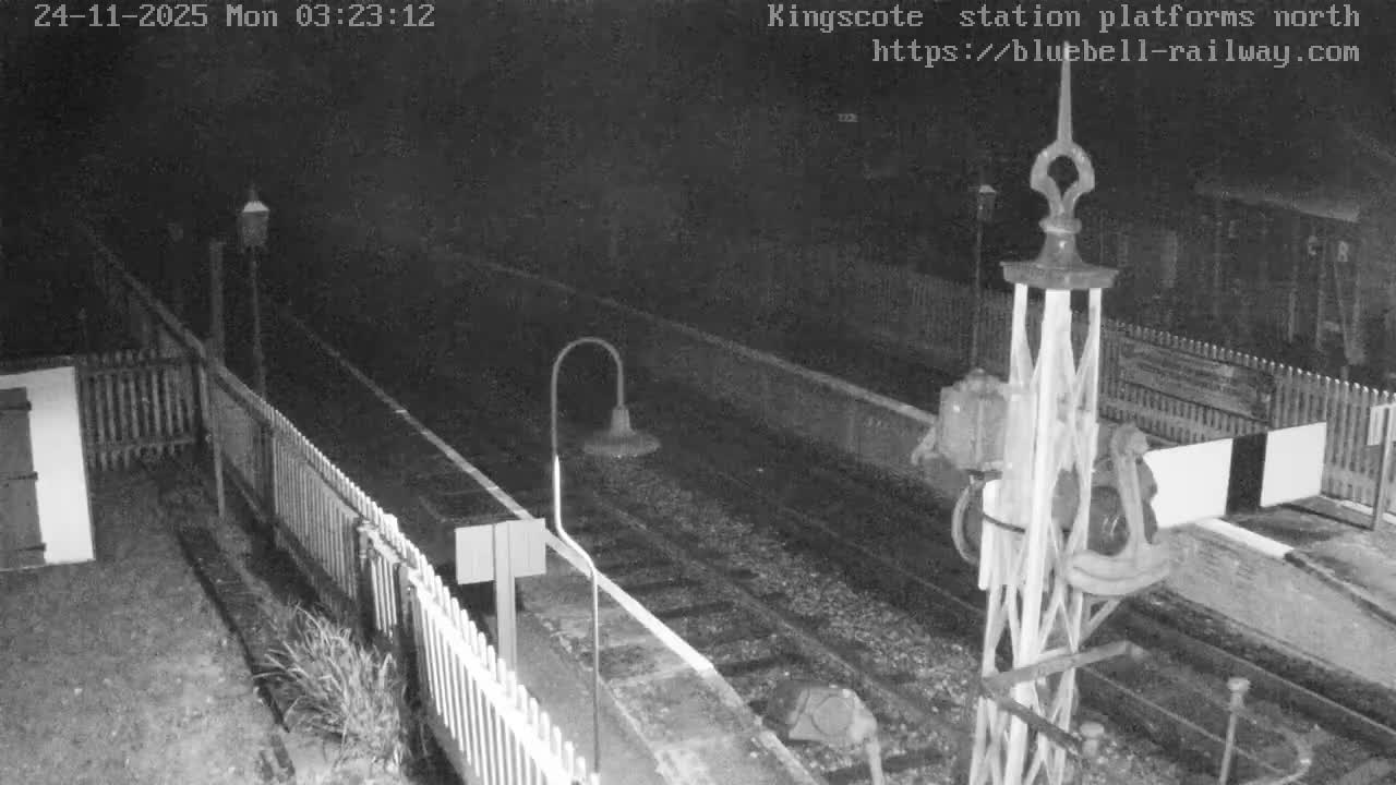 Kingscote Station , Bluebell Railway (Platforms North) Live Cam - East Grinstead, Mid Sussex, West Sussex, South East, England, United Kingdom