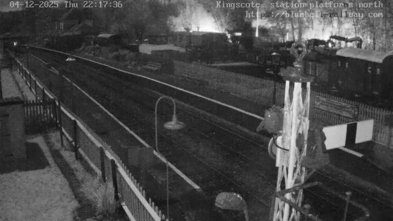 Kingscote Station , Bluebell Railway (Platforms North) Live Cam - East Grinstead, Mid Sussex, West Sussex, South East, England, United Kingdom