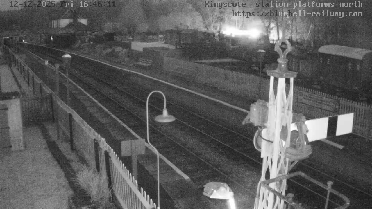 Kingscote Station , Bluebell Railway (Platforms North) Live Cam - East Grinstead, Mid Sussex, West Sussex, South East, England, United Kingdom