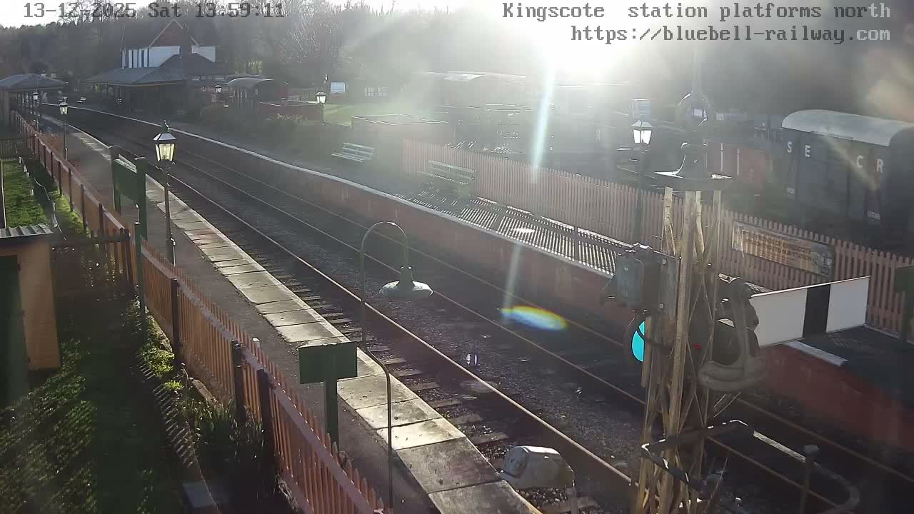 Kingscote Station , Bluebell Railway (Platforms North) Live Cam - East Grinstead, Mid Sussex, West Sussex, South East, England, United Kingdom