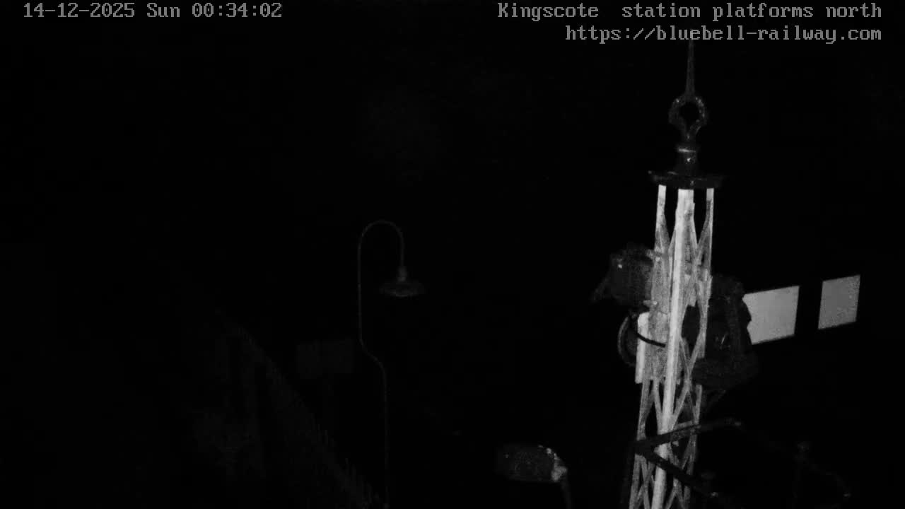 Kingscote Station , Bluebell Railway (Platforms North) Live Cam - East Grinstead, Mid Sussex, West Sussex, South East, England, United Kingdom