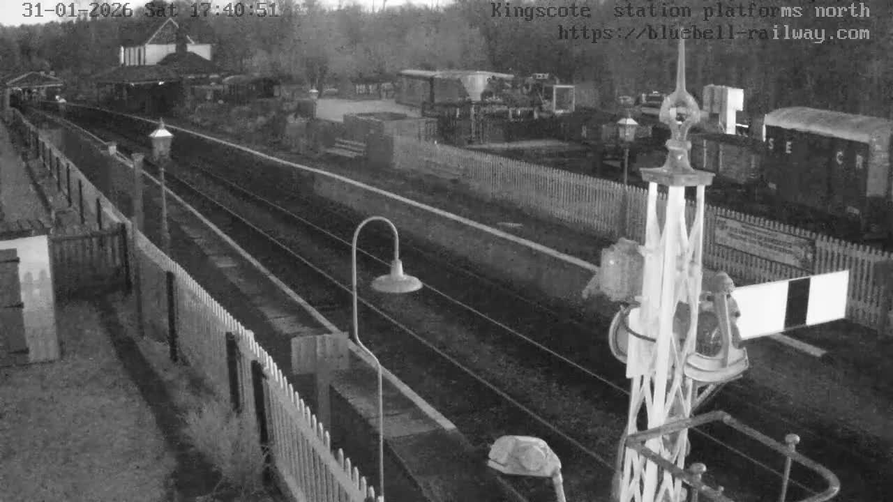Kingscote Station , Bluebell Railway (Platforms North) Live Cam - East Grinstead, Mid Sussex, West Sussex, South East, England, United Kingdom