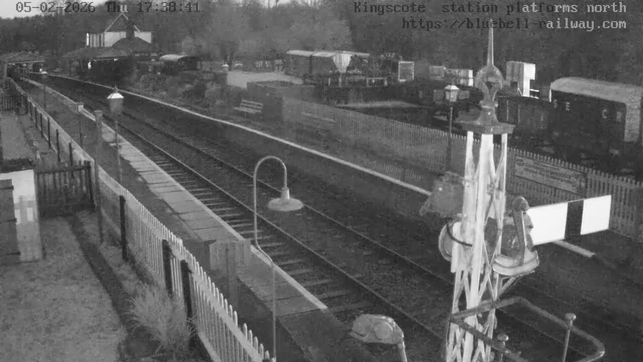 Kingscote Station , Bluebell Railway (Platforms North) Live Cam - East Grinstead, Mid Sussex, West Sussex, South East, England, United Kingdom