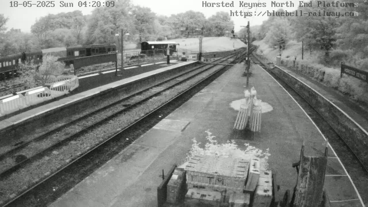 Horsted Keynes Station , Bluebell Railway (Platforms North) Live Cam - Mid Sussex, West Sussex, South East, England, United Kingdom