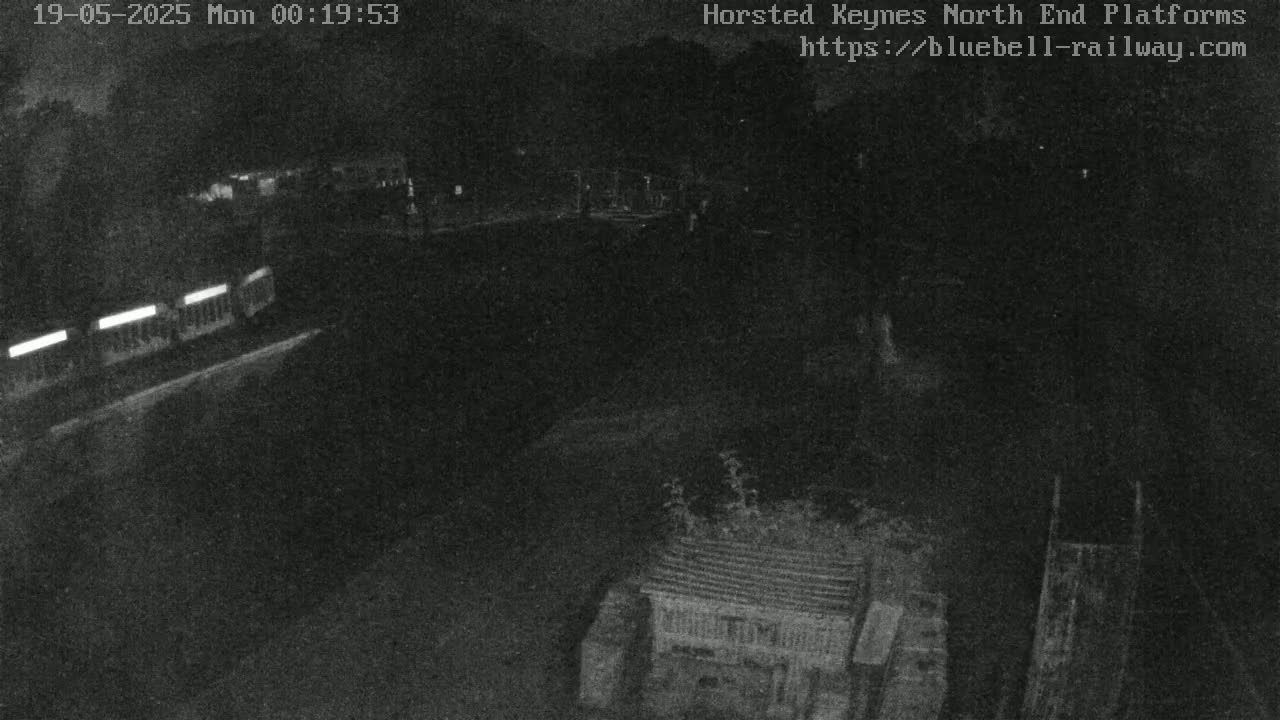 Horsted Keynes Station , Bluebell Railway (Platforms North) Live Cam - Mid Sussex, West Sussex, South East, England, United Kingdom