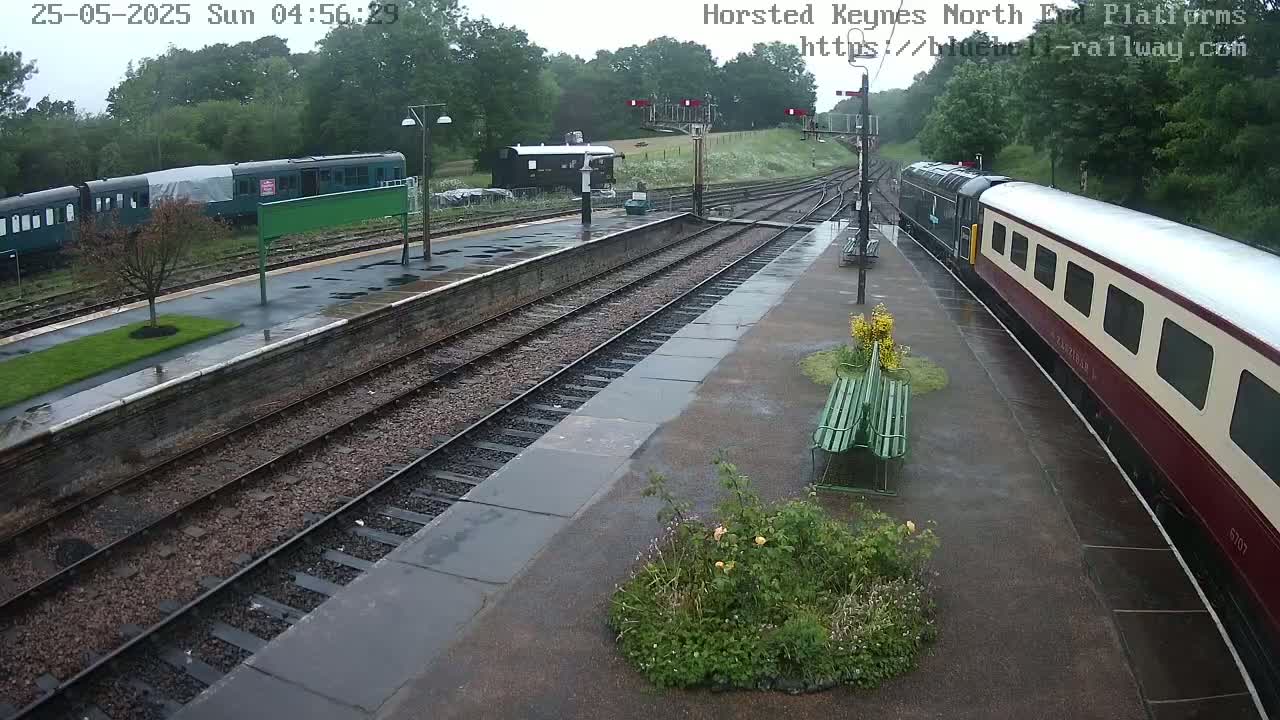 Horsted Keynes Station , Bluebell Railway (Platforms North) Live Cam - Mid Sussex, West Sussex, South East, England, United Kingdom