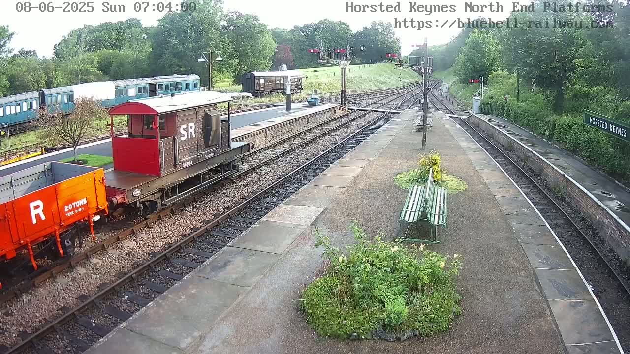 Horsted Keynes Station , Bluebell Railway (Platforms North) Live Cam - Mid Sussex, West Sussex, South East, England, United Kingdom