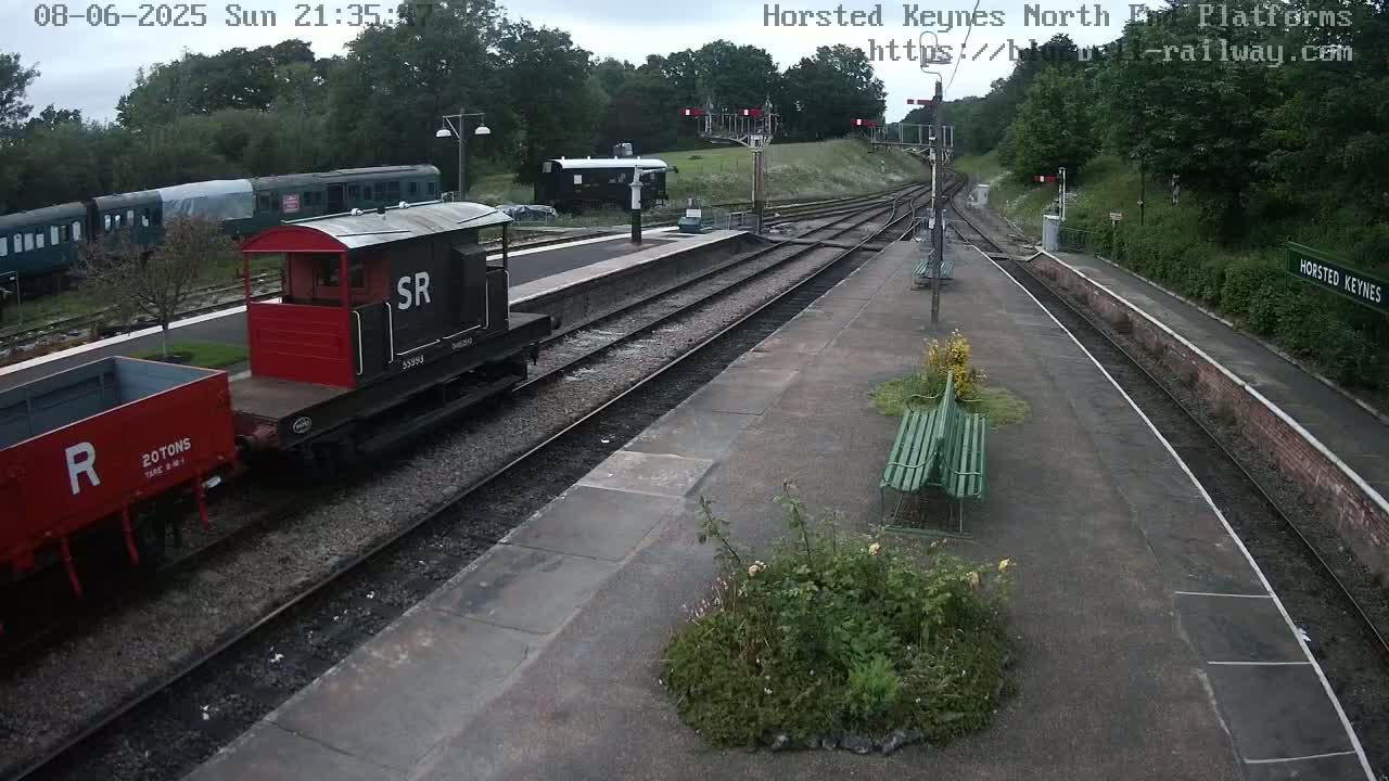Horsted Keynes Station , Bluebell Railway (Platforms North) Live Cam - Mid Sussex, West Sussex, South East, England, United Kingdom