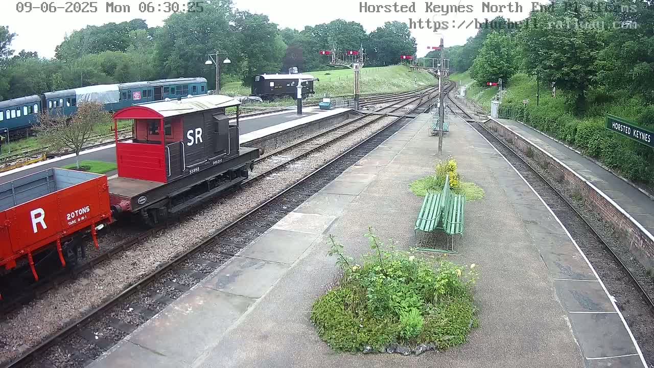 Horsted Keynes Station , Bluebell Railway (Platforms North) Live Cam - Mid Sussex, West Sussex, South East, England, United Kingdom