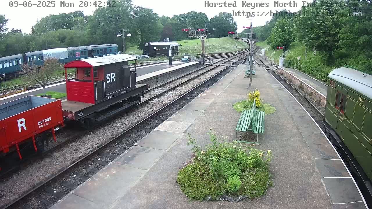 Horsted Keynes Station , Bluebell Railway (Platforms North) Live Cam - Mid Sussex, West Sussex, South East, England, United Kingdom