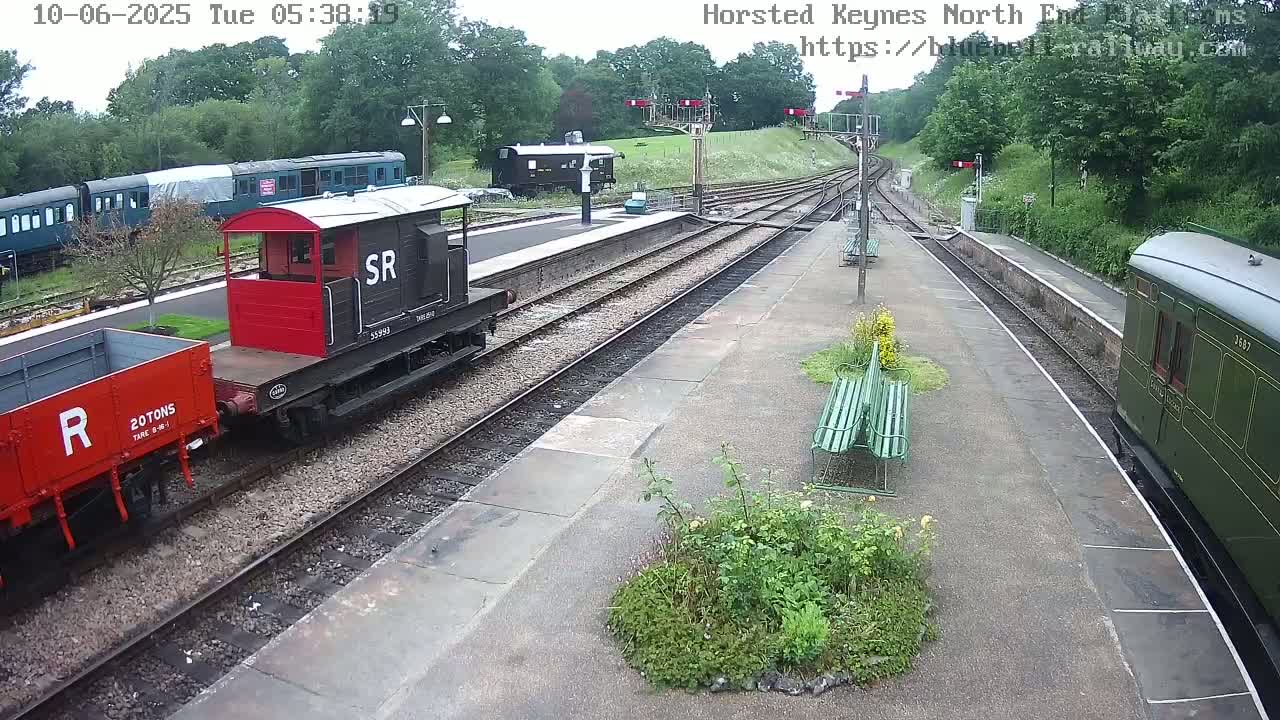 Horsted Keynes Station , Bluebell Railway (Platforms North) Live Cam - Mid Sussex, West Sussex, South East, England, United Kingdom