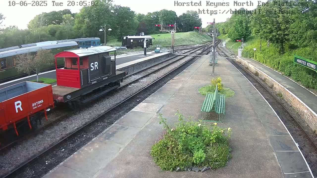 Horsted Keynes Station , Bluebell Railway (Platforms North) Live Cam - Mid Sussex, West Sussex, South East, England, United Kingdom