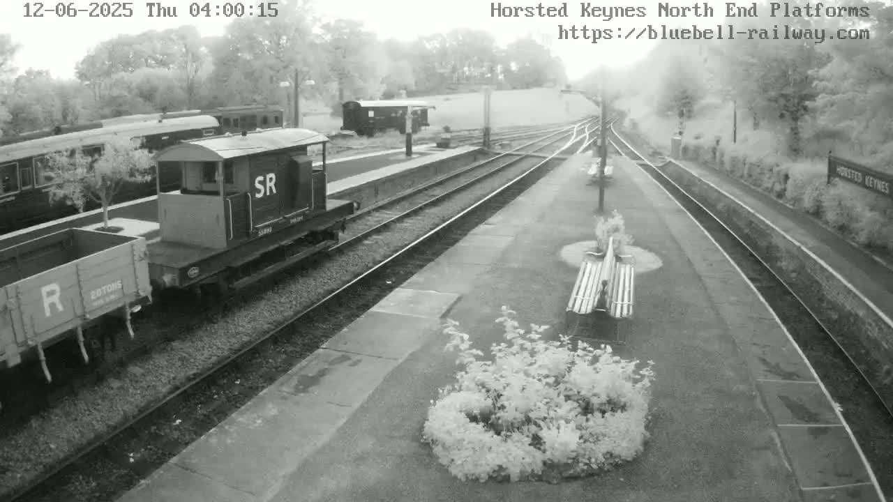 Horsted Keynes Station , Bluebell Railway (Platforms North) Live Cam - Mid Sussex, West Sussex, South East, England, United Kingdom