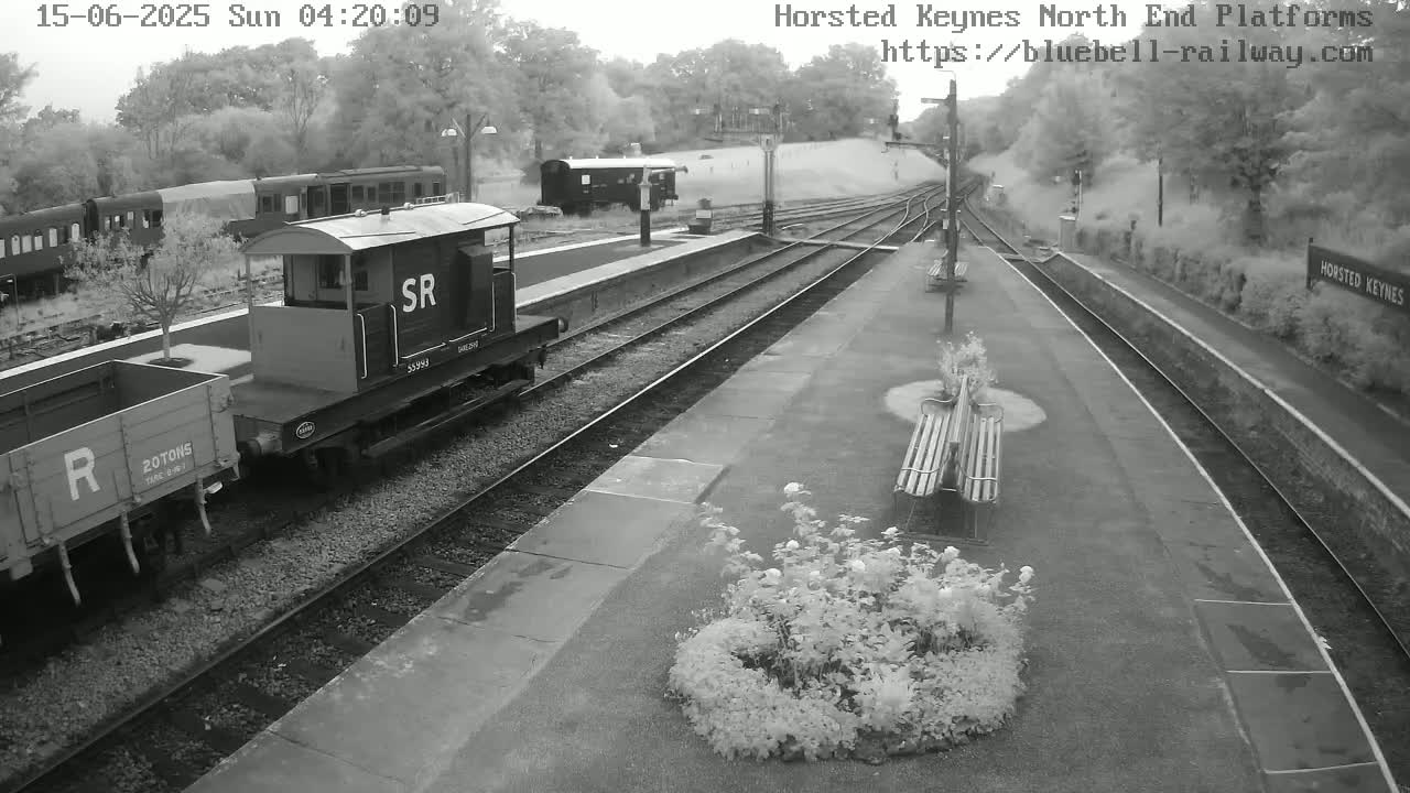 Horsted Keynes Station , Bluebell Railway (Platforms North) Live Cam - Mid Sussex, West Sussex, South East, England, United Kingdom