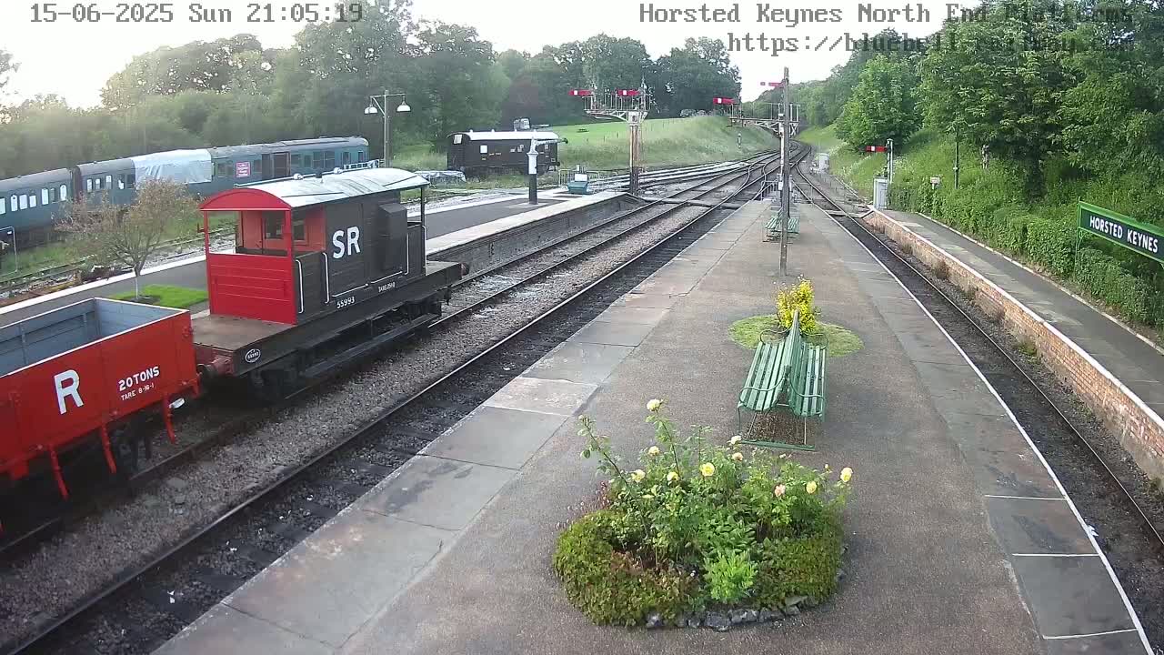 Horsted Keynes Station , Bluebell Railway (Platforms North) Live Cam - Mid Sussex, West Sussex, South East, England, United Kingdom