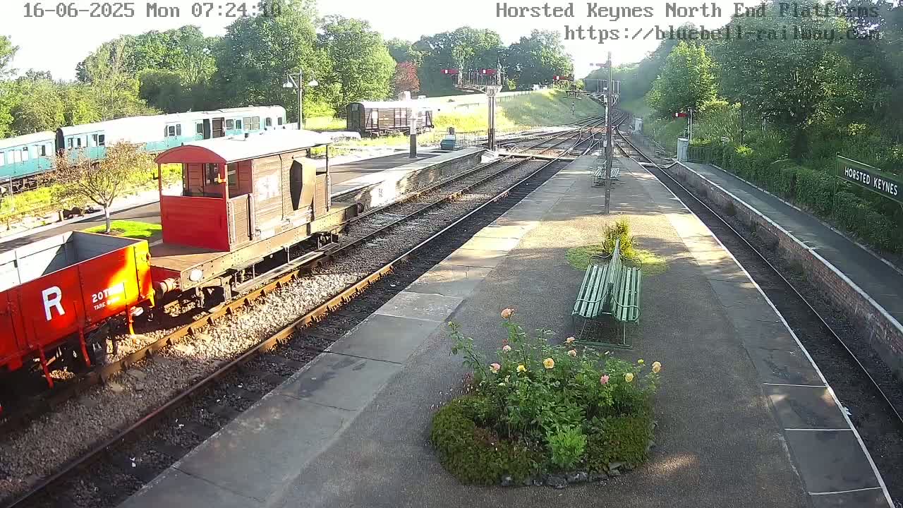 Horsted Keynes Station , Bluebell Railway (Platforms North) Live Cam - Mid Sussex, West Sussex, South East, England, United Kingdom