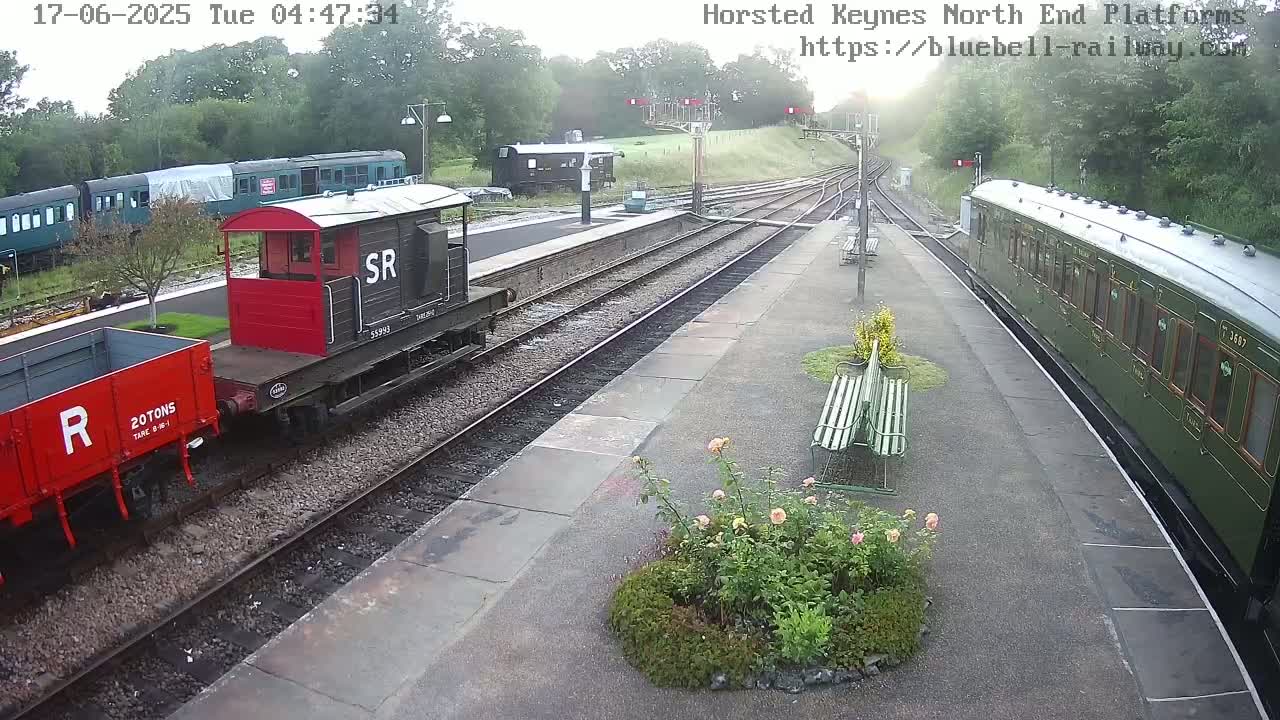 Horsted Keynes Station , Bluebell Railway (Platforms North) Live Cam - Mid Sussex, West Sussex, South East, England, United Kingdom