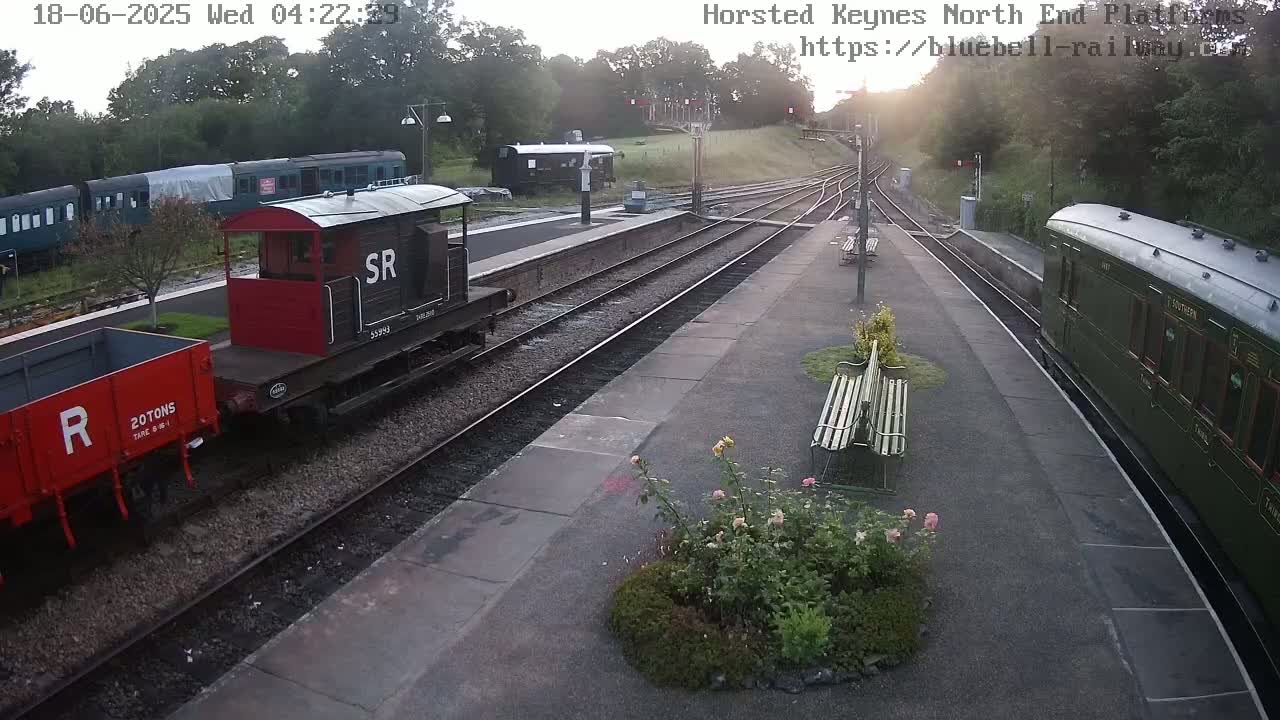 Horsted Keynes Station , Bluebell Railway (Platforms North) Live Cam - Mid Sussex, West Sussex, South East, England, United Kingdom