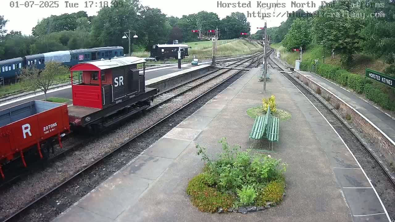 Horsted Keynes Station , Bluebell Railway (Platforms North) Live Cam - Mid Sussex, West Sussex, South East, England, United Kingdom