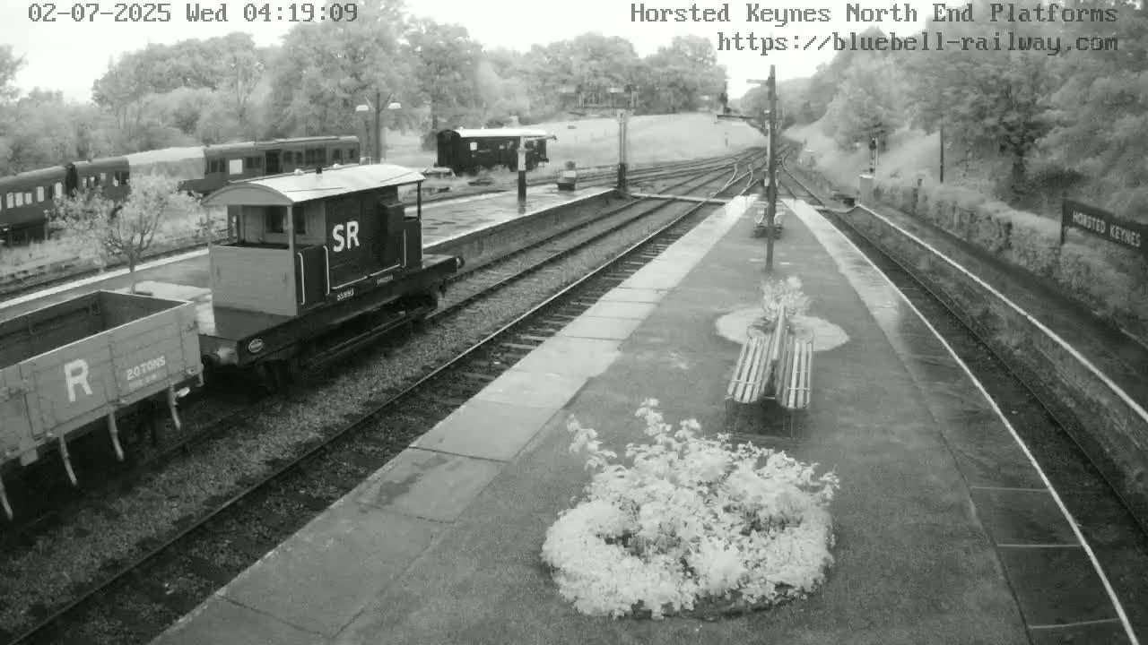 Horsted Keynes Station , Bluebell Railway (Platforms North) Live Cam - Mid Sussex, West Sussex, South East, England, United Kingdom