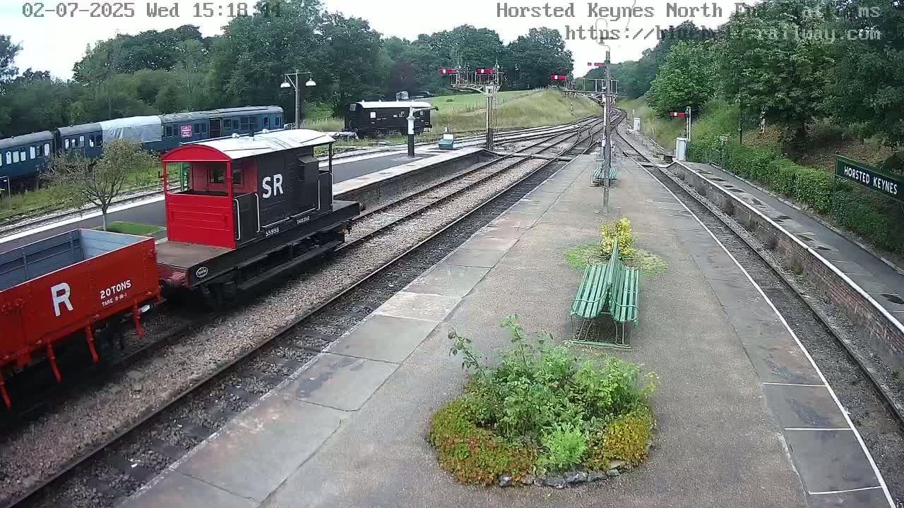 Horsted Keynes Station , Bluebell Railway (Platforms North) Live Cam - Mid Sussex, West Sussex, South East, England, United Kingdom